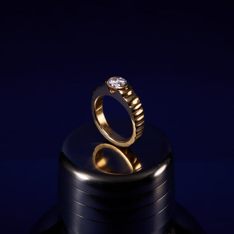 Benjamin Rose Resonance Collection — bespoke diamond solitaire engagement ring Melbourne