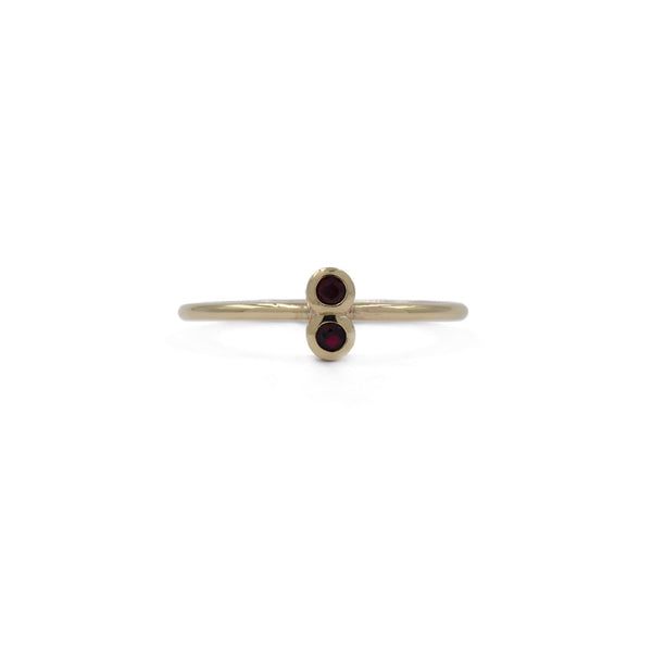 Ruby Duo Ring