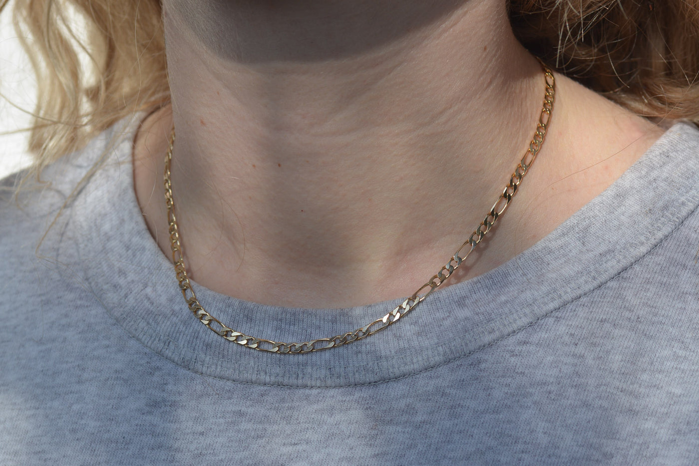 Thick Figaro Chain Benjamin Rose Fine Jewellery